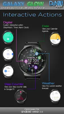 Galaxy Glow HD Watch Face android App screenshot 13