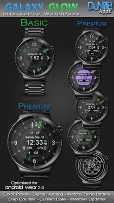 Galaxy Glow HD Watch Face android App screenshot 15