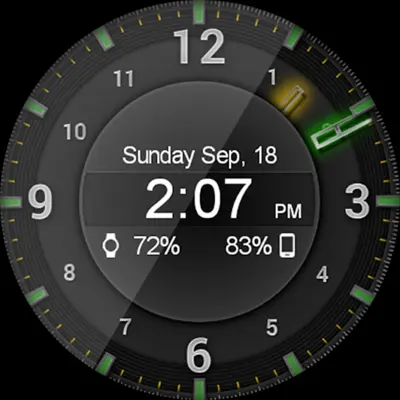 Galaxy Glow HD Watch Face android App screenshot 1