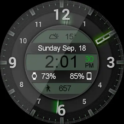 Galaxy Glow HD Watch Face android App screenshot 3