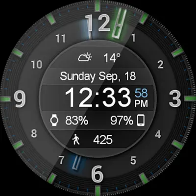 Galaxy Glow HD Watch Face android App screenshot 6